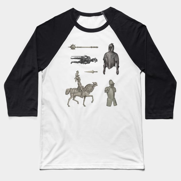 Armor Vintage Set Baseball T-Shirt by Mary Rose 73744